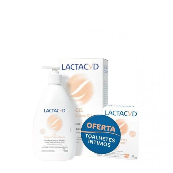 Lactacyd Íntimo Gel 400 ml + Toalhitas 10 Unidade(s)