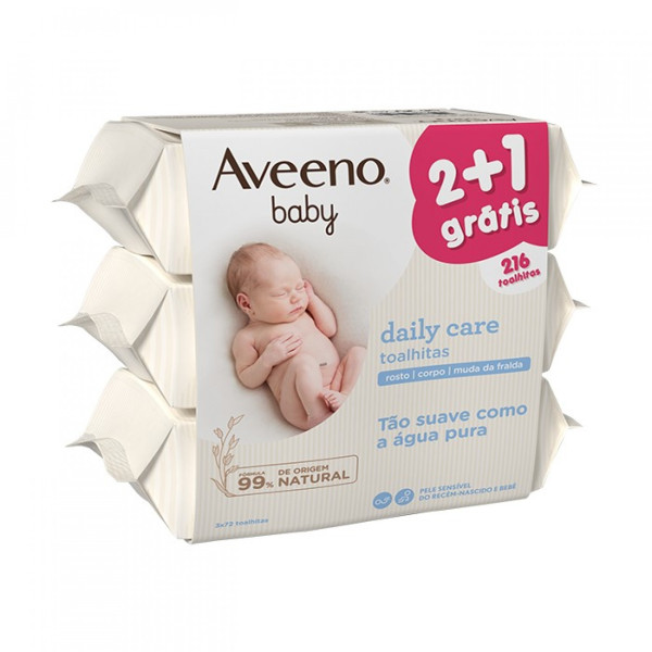 Aveeno Baby Daily Care Toalhitas Promo X 3 unidades