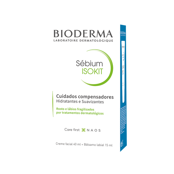 Sebium Bioderma Isokit Lip Balm15ml+Cr 40