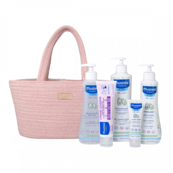 Mustela Bebe Kit Cesta Essenciais Rosa