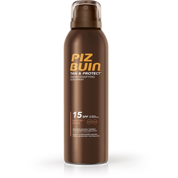 PIZ BUIN TAN & PROTECT FPS15 SPRAY SOLAR INTENSIFICADOR DE BRONZEADO  150 ml