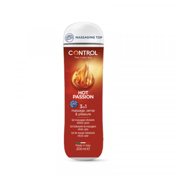 Control Hot Passion Gel Massagem 3 em 1 200ml