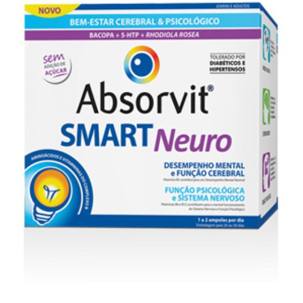 Absorvit Smart Neuro Amp 10ml X 30 amp beb