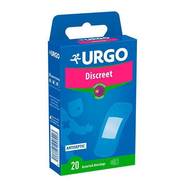Urgo Discreet Pensos Transparentes 3 Tamanhos X 20