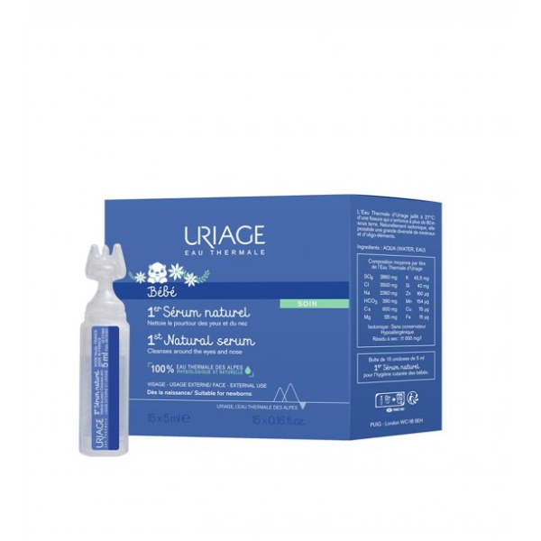 Uriage Bebe 1ºsoro <mark>F</mark>isio Natur 5Ml x15