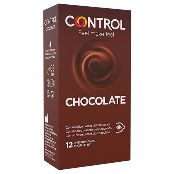 Control Preservativos Chocolate Addiction 12 Unidades