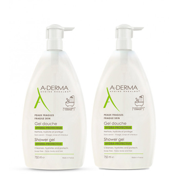 Aderma Duo Gel de banho hidra-protetor 2 x 750 ml com Preço especial