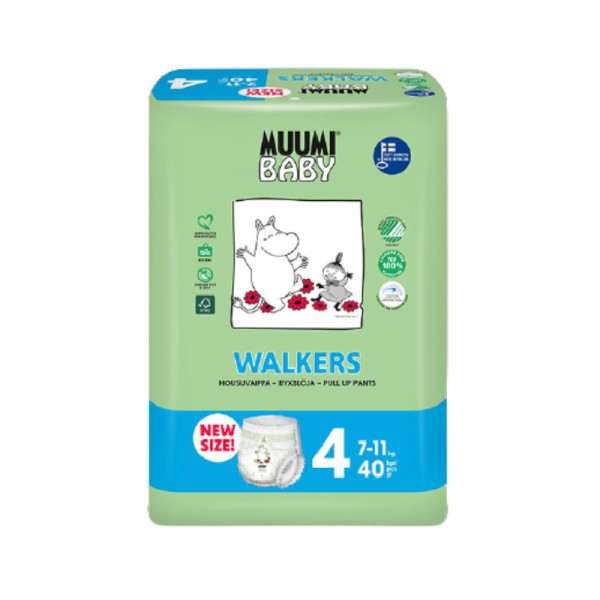 Muumi Baby Fralda Cuec T4 7-11Kg X40,  