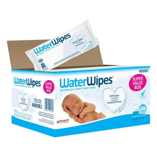Water Wipes Toalhitas Biodegradáveis Bebé 60X9
