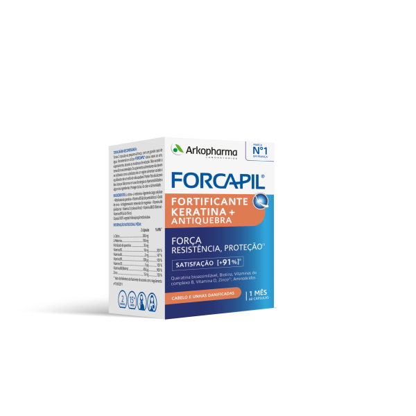 Forcapil Fortific Keratina + Caps X60