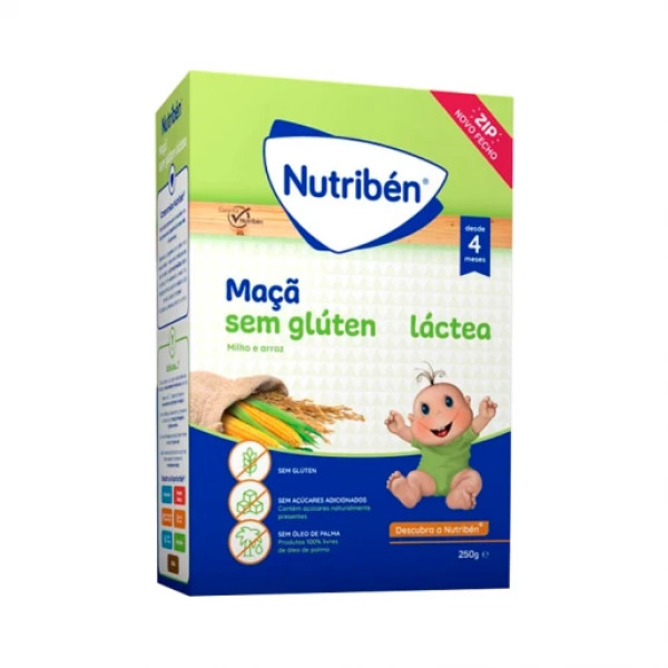 Nutriben Farinhas Maca sem Gluten Láctea 250gr