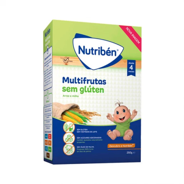 Nutriben Farinhas Multifrutas sem Gluten 250gr