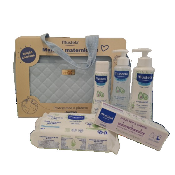 Mustela Bebé Mala Maternidade Higiene e Cuidado do bebé Azul Edição Limitada