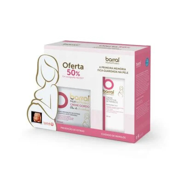 Barral Motherprotect Creme Gordo 200ml + Protetor Mamilos 40ml