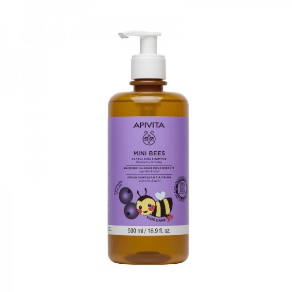 Apivita Kids Mini Bees Shampoo para Cabelos <mark>F</mark>inos para Crianças 500ml