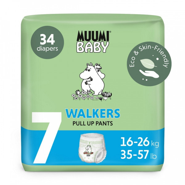 Muumi Baby Fralda Cueca T7 16-26Kg X34