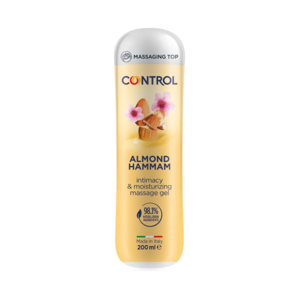 Control Gel Massagem Almond Hammam 3 em 1 200ml