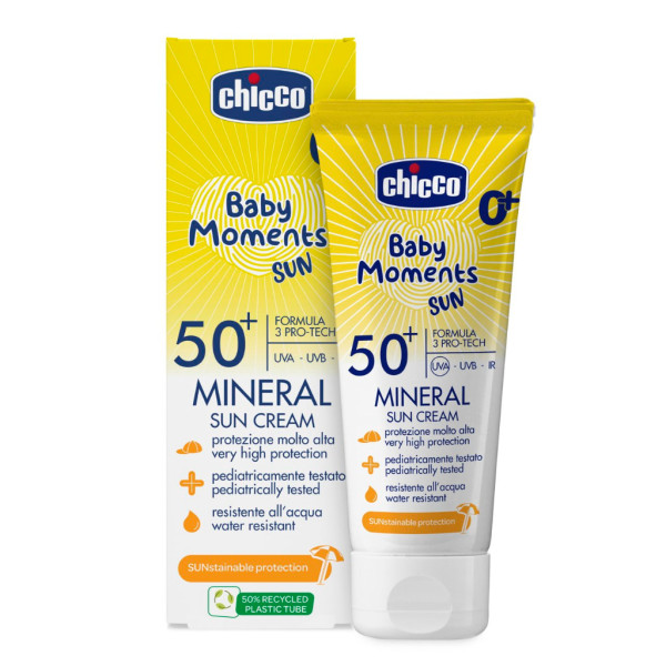 Chicco Sol Creme Mineral Spf50+ 75ml