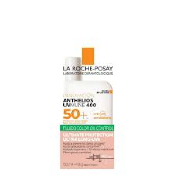 LRPosay Anthelios Oil Control Fluido com Cor 50+ 50ml