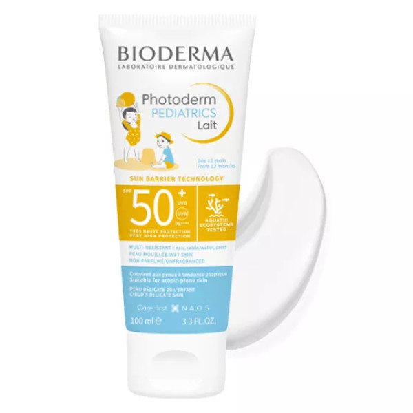 Protetor Solar Bioderma Photoderm Pediatrics Lait SPF50+ 100ml