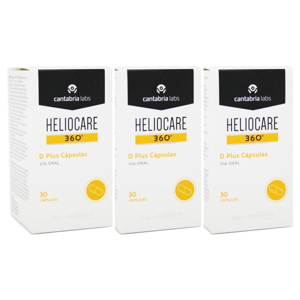 Heliocare 360º D Plus x 30 Cápsulas - Pack Triplo