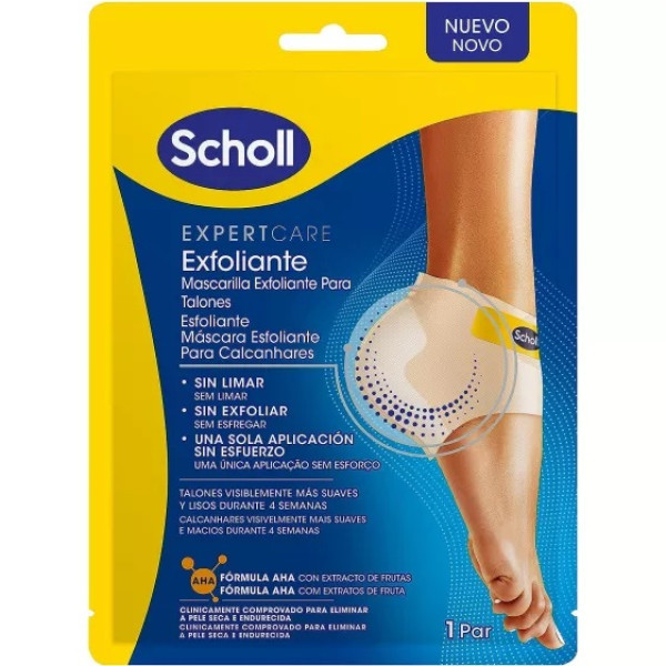 Scholl Máscara Esfoliante para Calcanhares X 2
