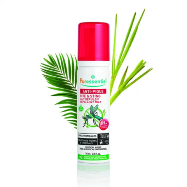 Puressentiel SOS Insetos Leite Zonas Tropicais 75 ml