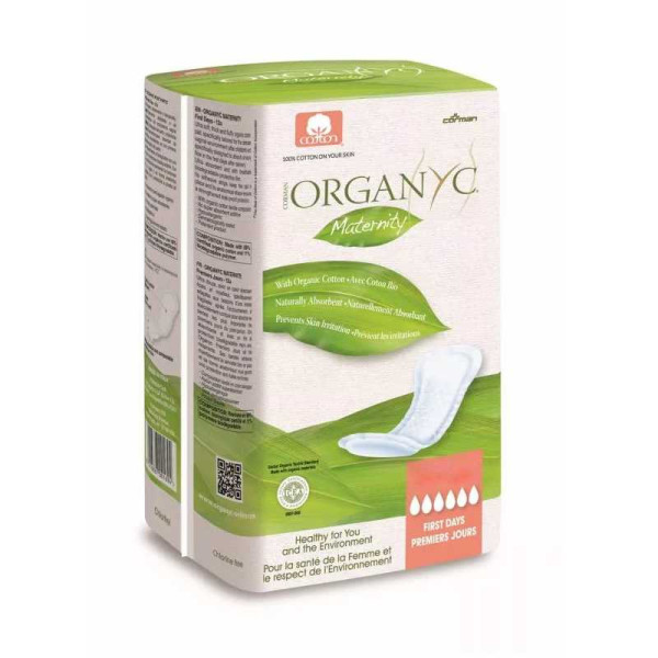 Organyc Maternidade Penso Higiénico Pós-Parto Extra X14