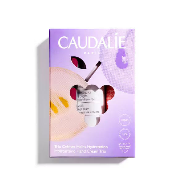 Caudalie Trio Cremes Hidratação e Reparadores Mãos 30ml