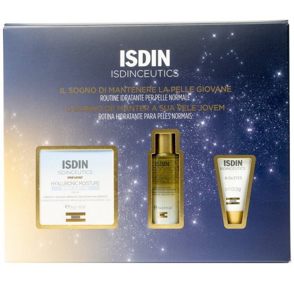 IsdinCeutics Coffret Hyaluronic Moisture Creme 50g + Essential Cleansing 27ml + K-Ox Eyes 3g