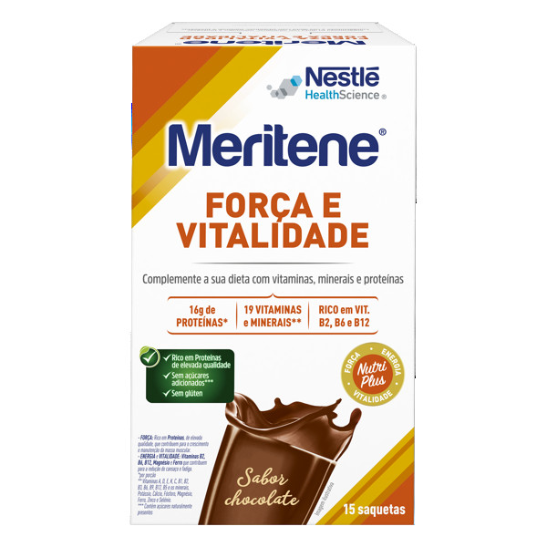 Meritene Chocolate X 15 Carteira Pó