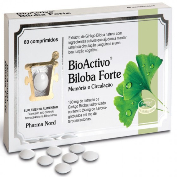 Bioactivo Biloba <mark>F</mark>orte100mg  x 60 comprimidos