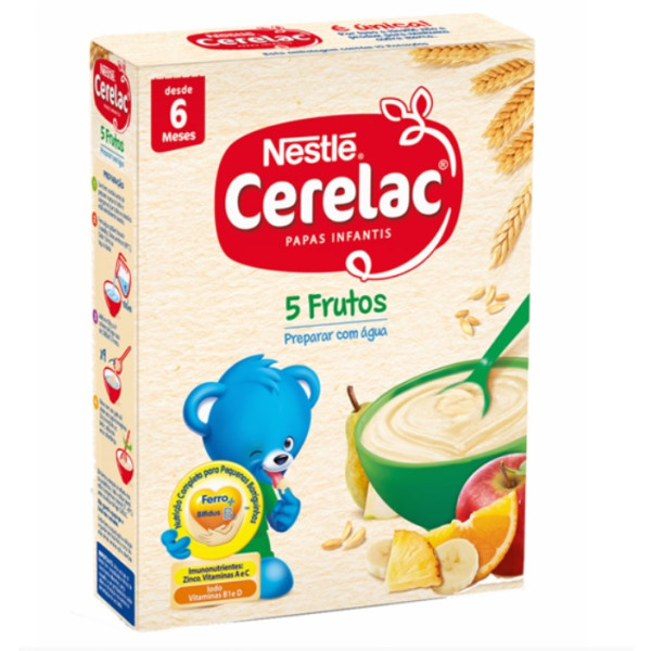 Cerelac Farinha Lact 5 <mark>F</mark>rutos 250 G