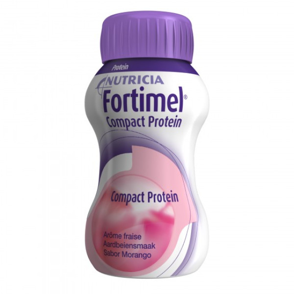 <mark>F</mark>ortimel Compact Protein Morango 125ml X4