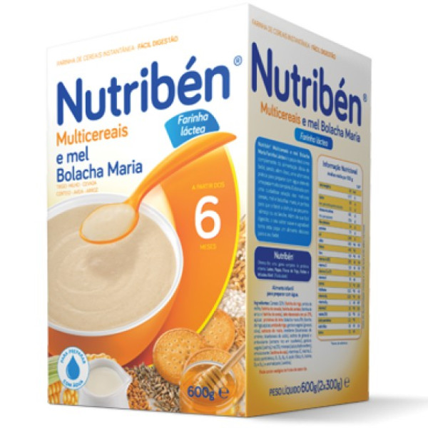 Nutriben <mark>F</mark>arinhas Multicer Mel Bol Mar 600g