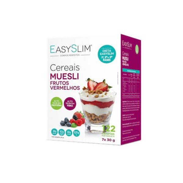 Easyslim Cereais Muesli <mark>F</mark>rut Verm 30gx7