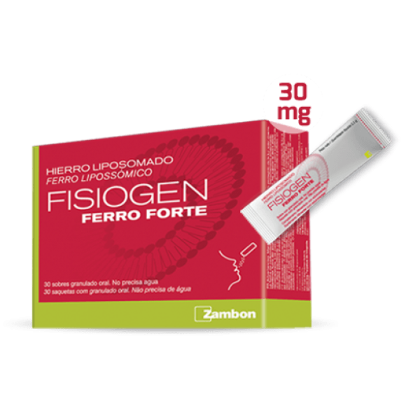 Fisiogen Ferro Forte Saq Grn X 30 gran saq