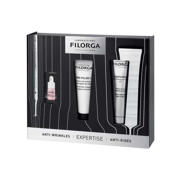 Filorga Coffret Expertise Anti-Rugas - Sleep & Peel 40ml + Time Filler 5XP 30ml + NCEF-Shot 3ml