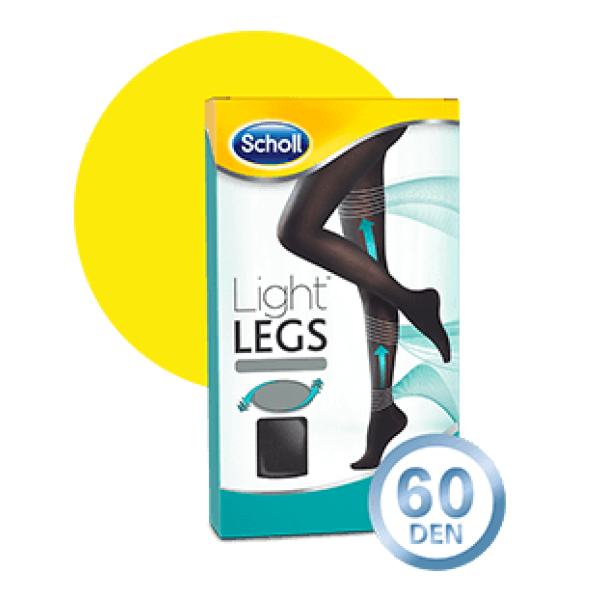 Scholl Light Legs Coll Comp 60den M Preto