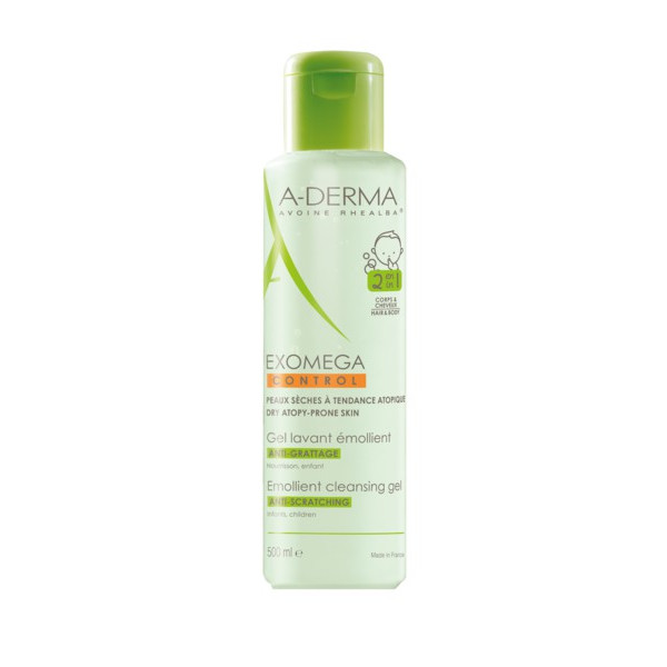 ADERMA  EXOMEGA CONTROL GEL CORPO E CABELO 500 ml