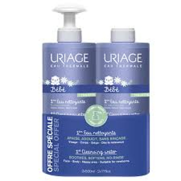 Uriage Bebe 1º Eau + Eco Pack 500MlX2