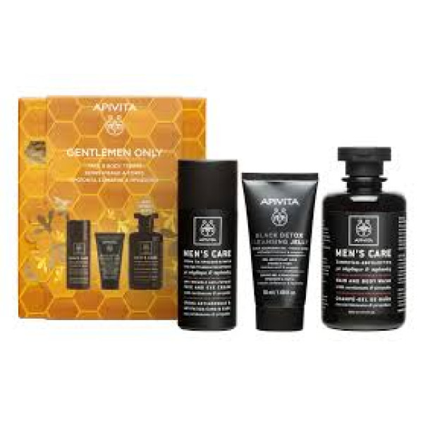 Apivita Coffret Gentlemen Only Creme + Gel + OFERTA Gel Banho