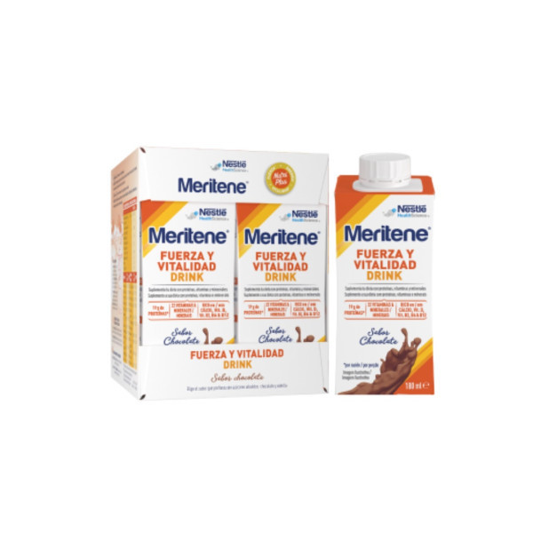 Meritene Força Vital Drink Choc 180MlX4