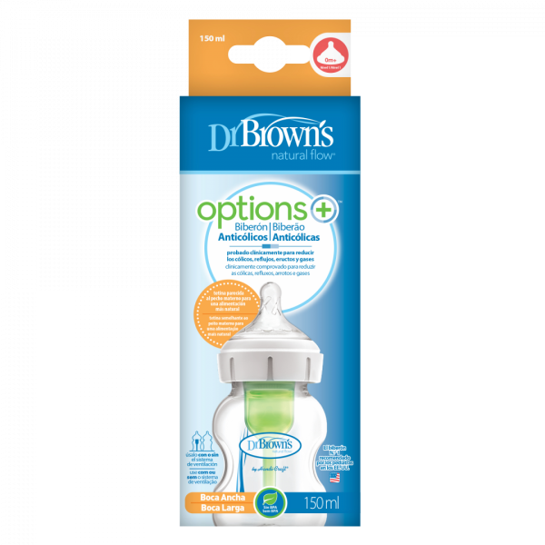 Dr Browns Options Biberão Largo Tetina Silicone 150ml