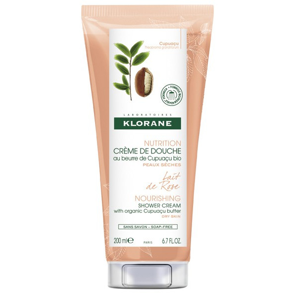 KLORANE CREME DUCHE LEITE ROSA 200 ml