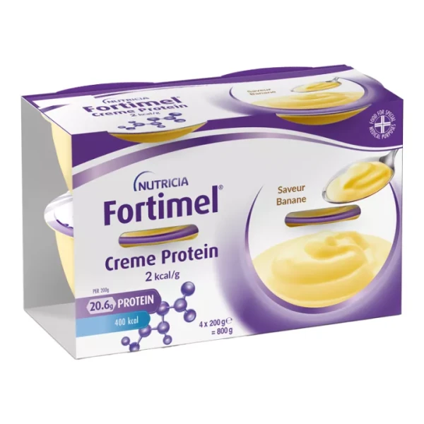 Fortimel Creme Protein Banana 125G X4