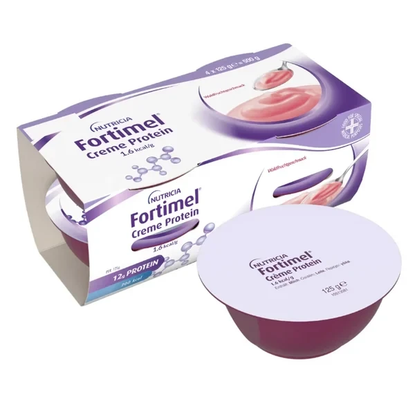 Fortimel Creme Protein Frutos Silvestres 125GX4