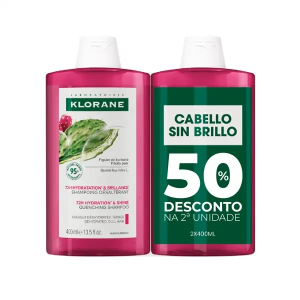 Klorane Capilar Champo Figo 400ml X2 -50% 2ª Unidade