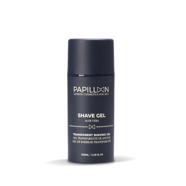 Papillon Gel Barbear Aloe Transparente 100Ml