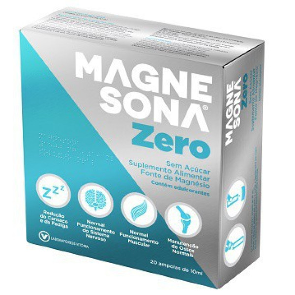 Magnezero Sem AçúcarX 20 ampolas